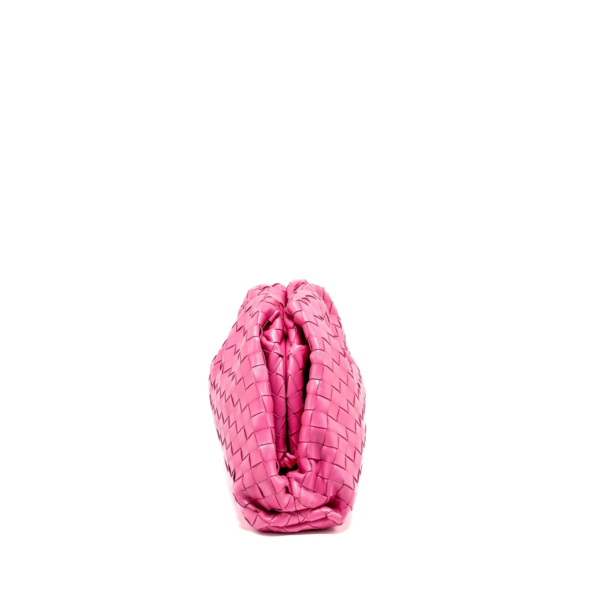Bottega Veneta Intrecciato Pouch Leather Pink