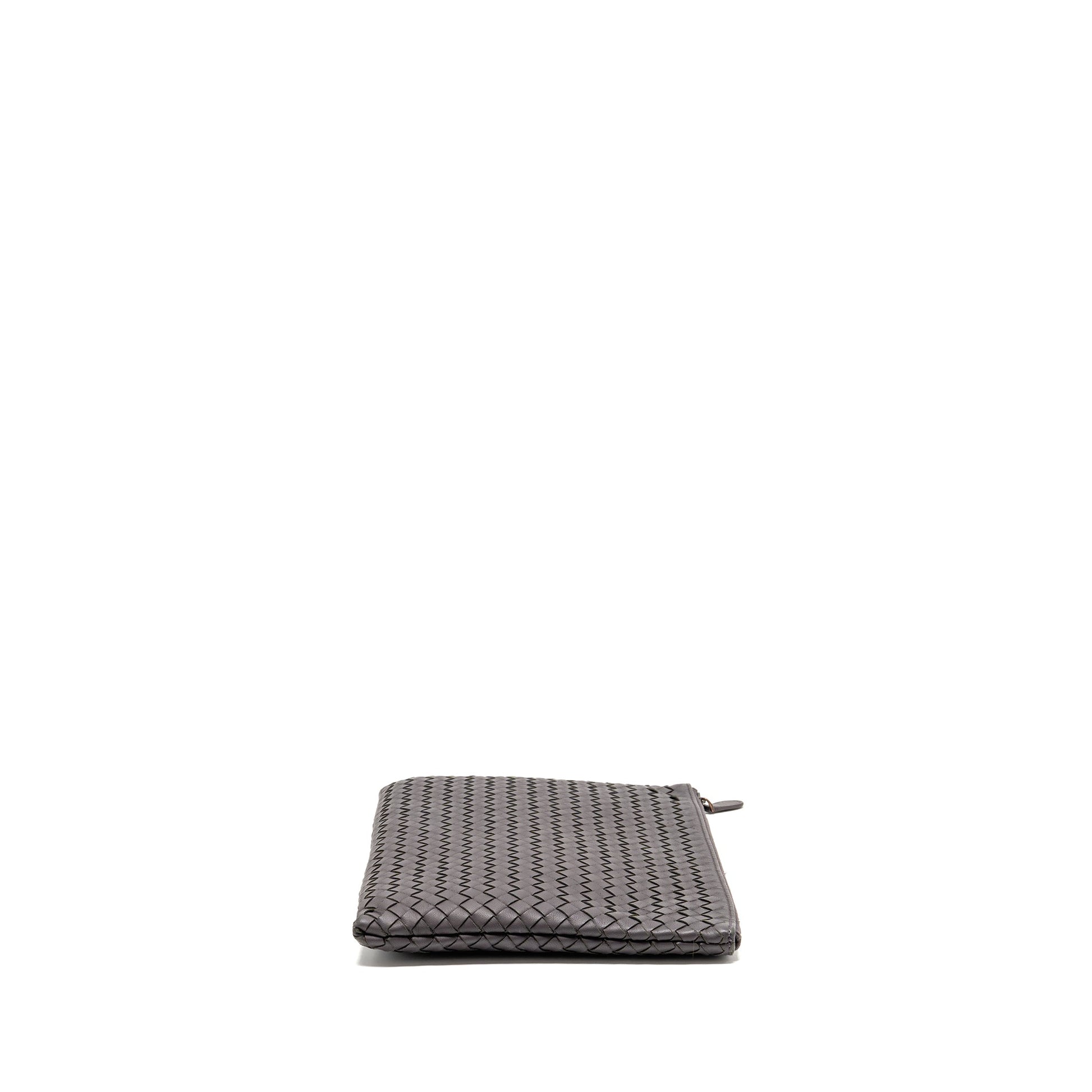 Bottega Veneta Intrecciato Clutch Leather Brown