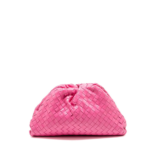 Bottega Veneta Intrecciato Pouch Leather Pink