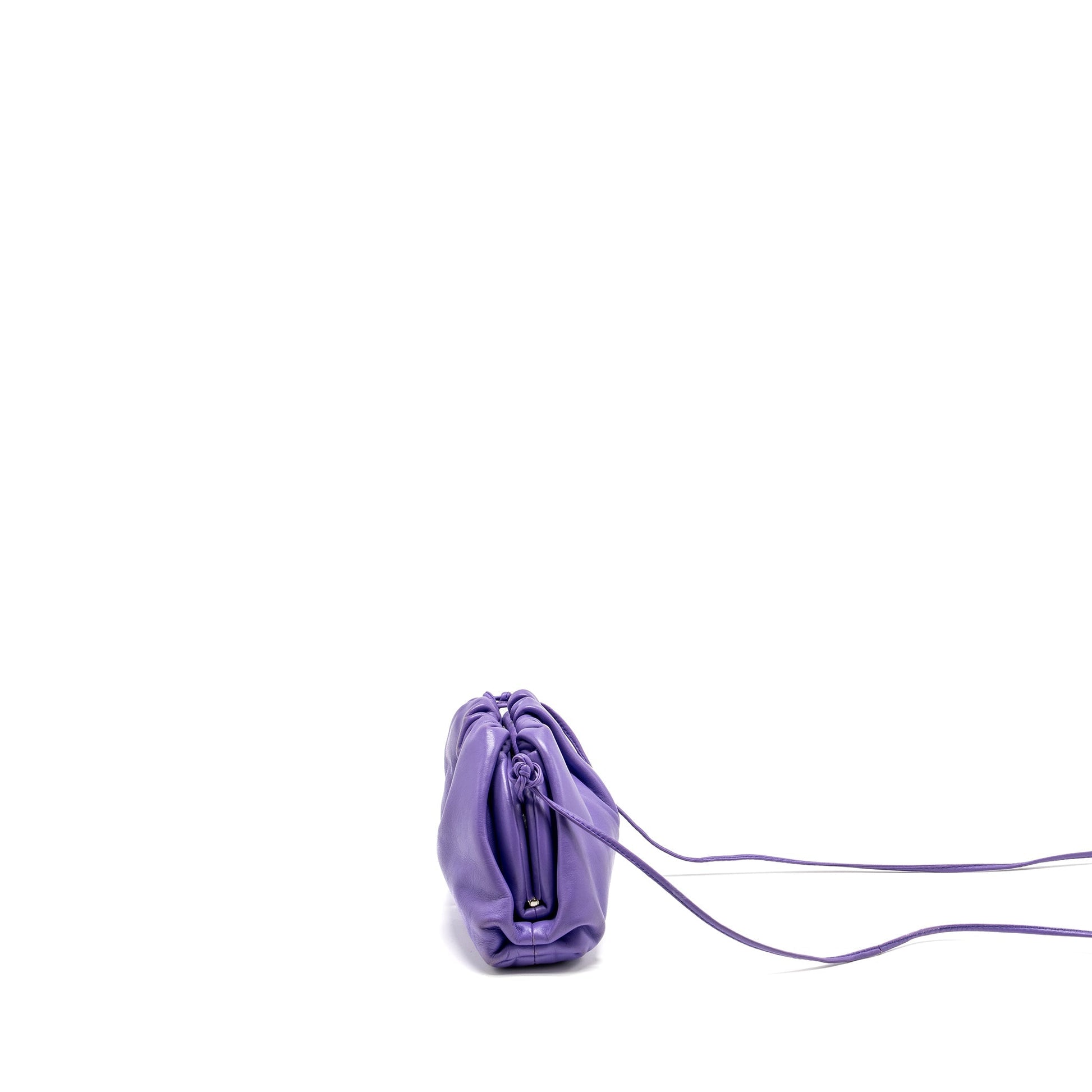 Bottega Veneta Mini Pouch Calfskin Purple
