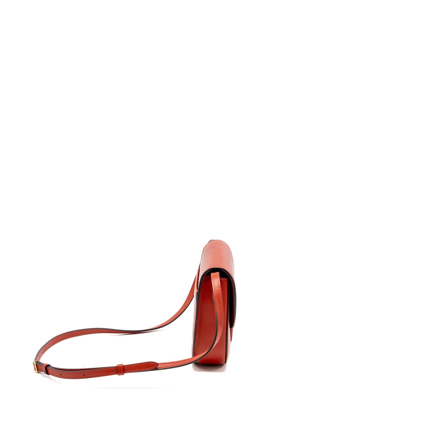Luxury CELINE Troutteur bag leather red