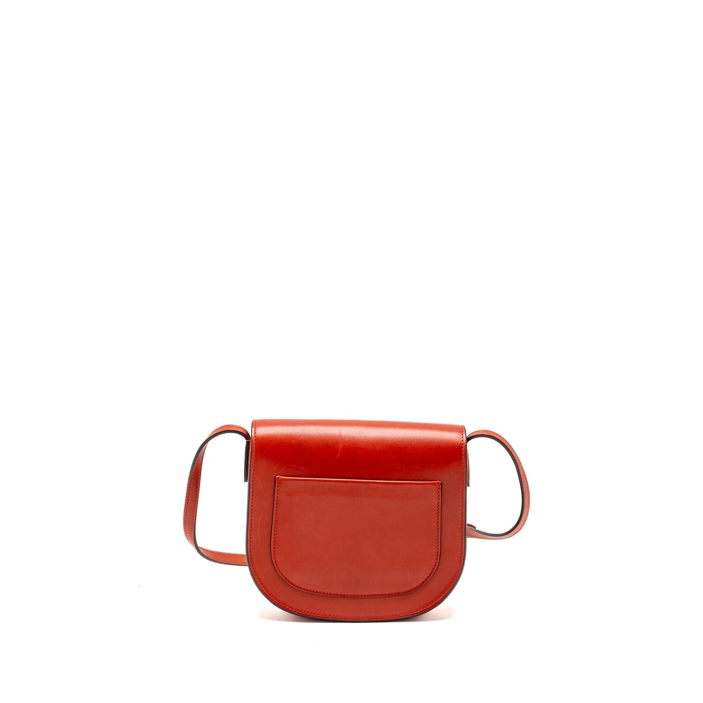 Luxury CELINE Troutteur bag leather red