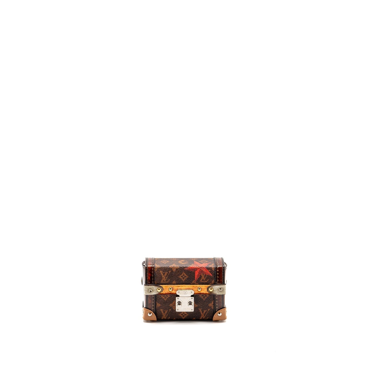 Louis Vuitton Essential Trunk Mini Bag/Bag Charm Monogram Canvas Multicolour Hardware