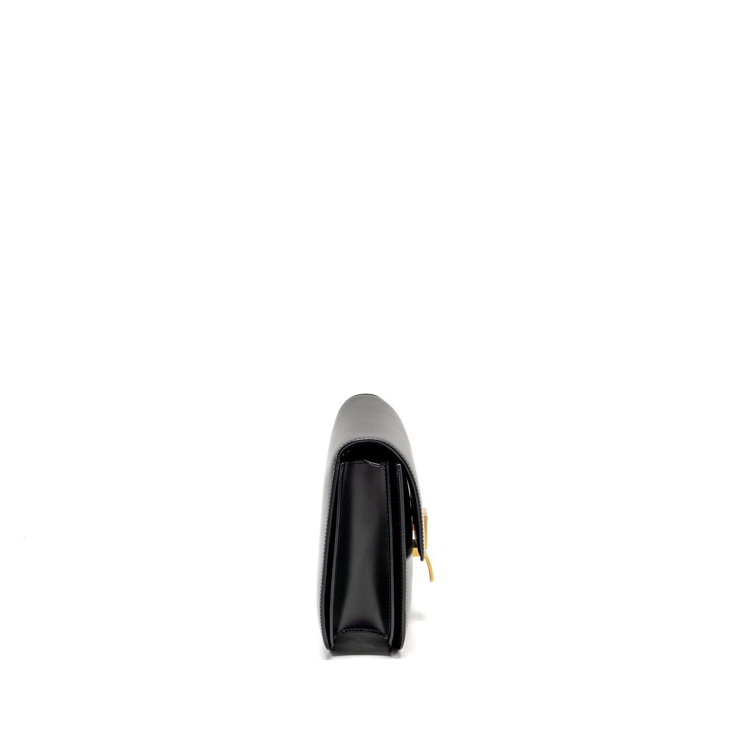 Luxury CELINE Medium Classic Box Bag Calfskin BLACK GHW ()