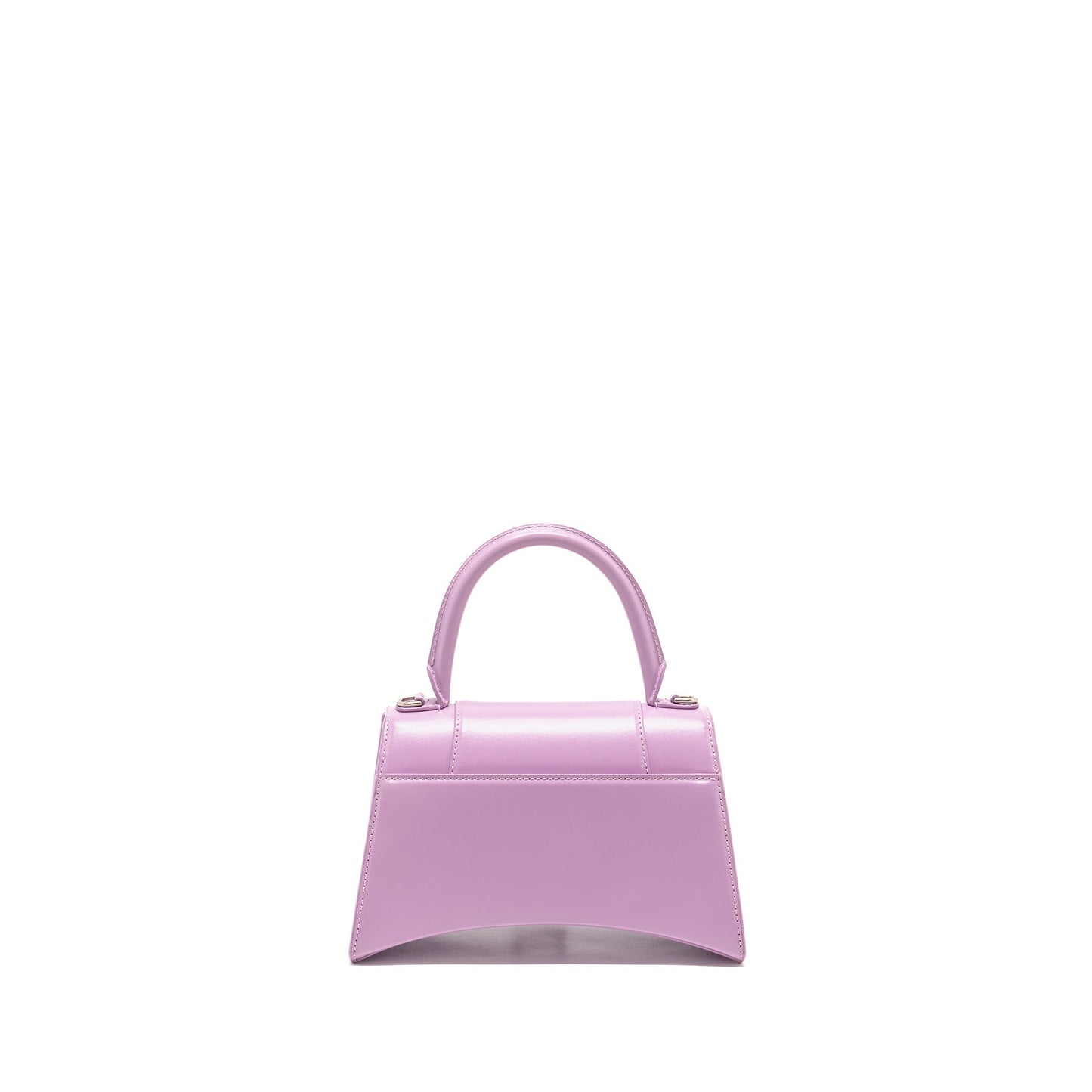 Balenciaga Small Hourglass Purse Calfskin Light Purple