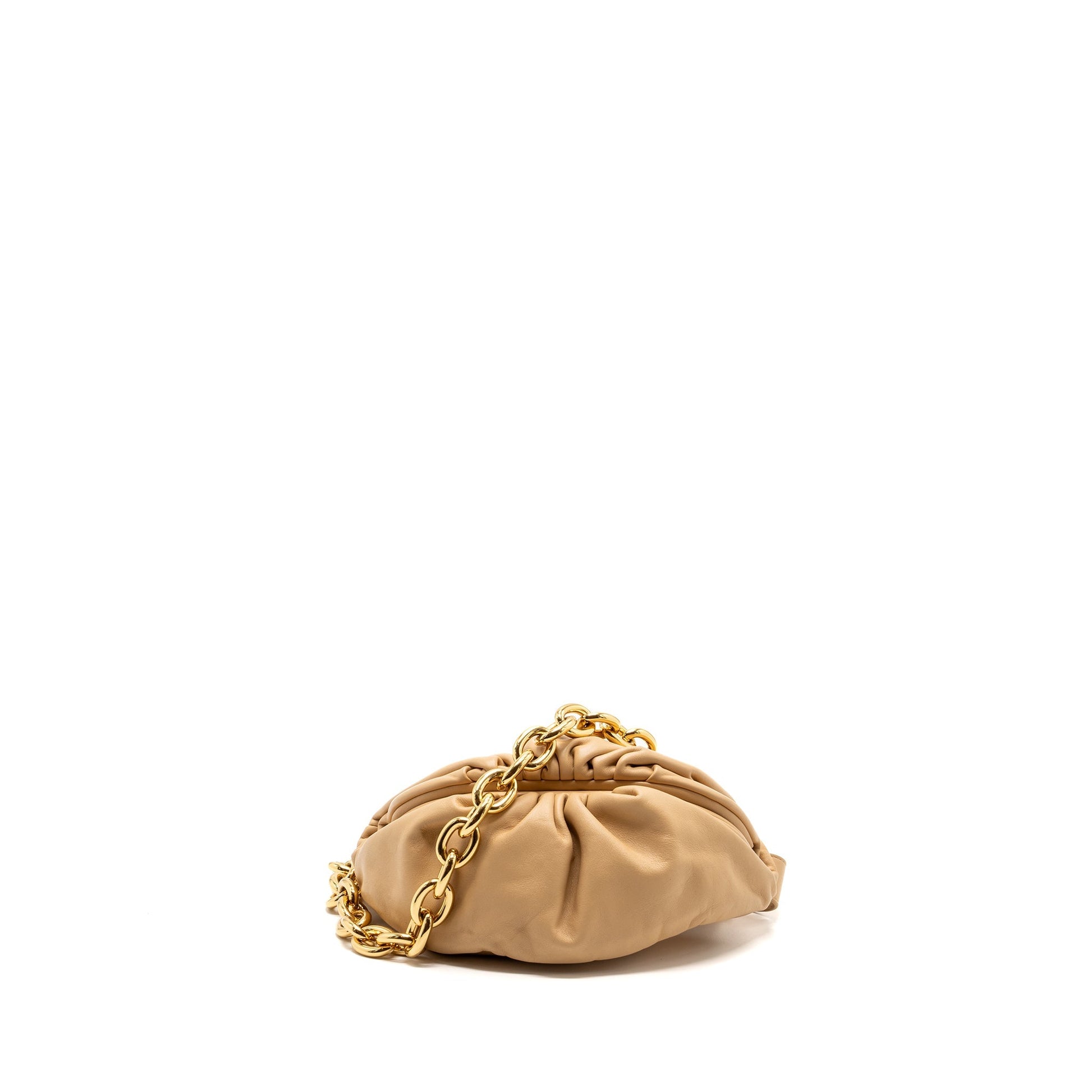 Bottega veneta the mini pouch belt Purse calfskin beige