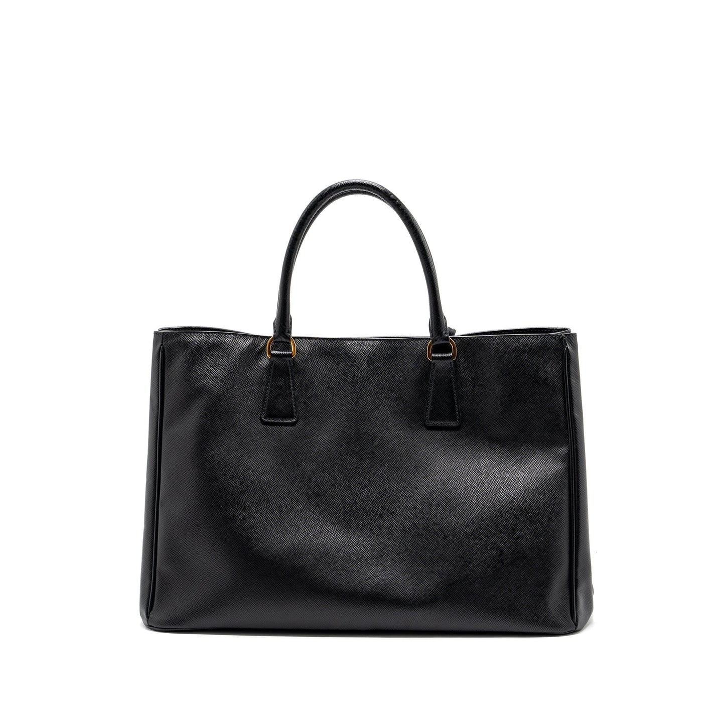 Prada Saffiano Tote Bag Calfskin Black GHW