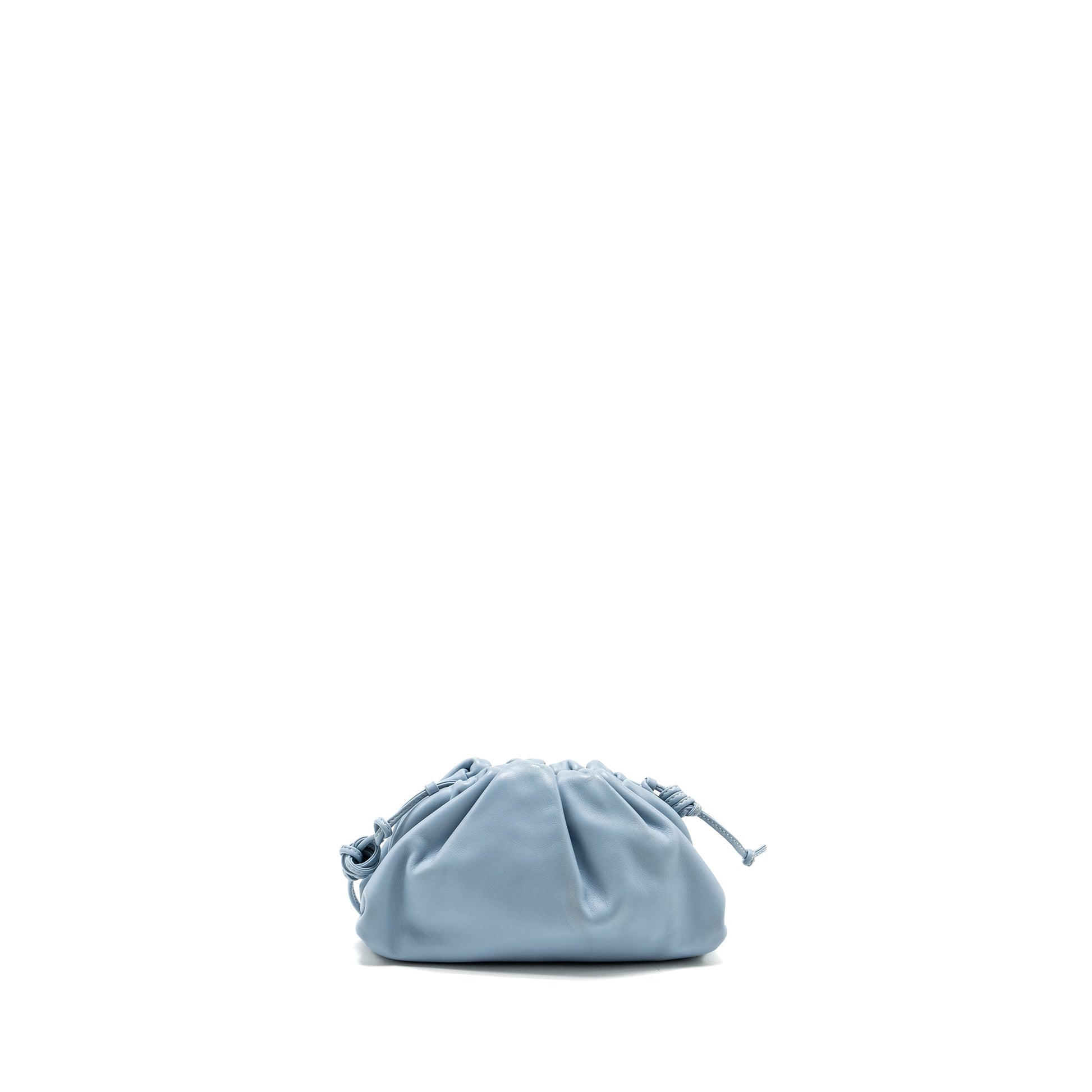 Bottega Veneta Mini Pouch Calfskin Blue