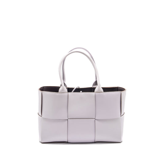 Bottega Veneta Small Arco Tote Purse Leather Light Purple