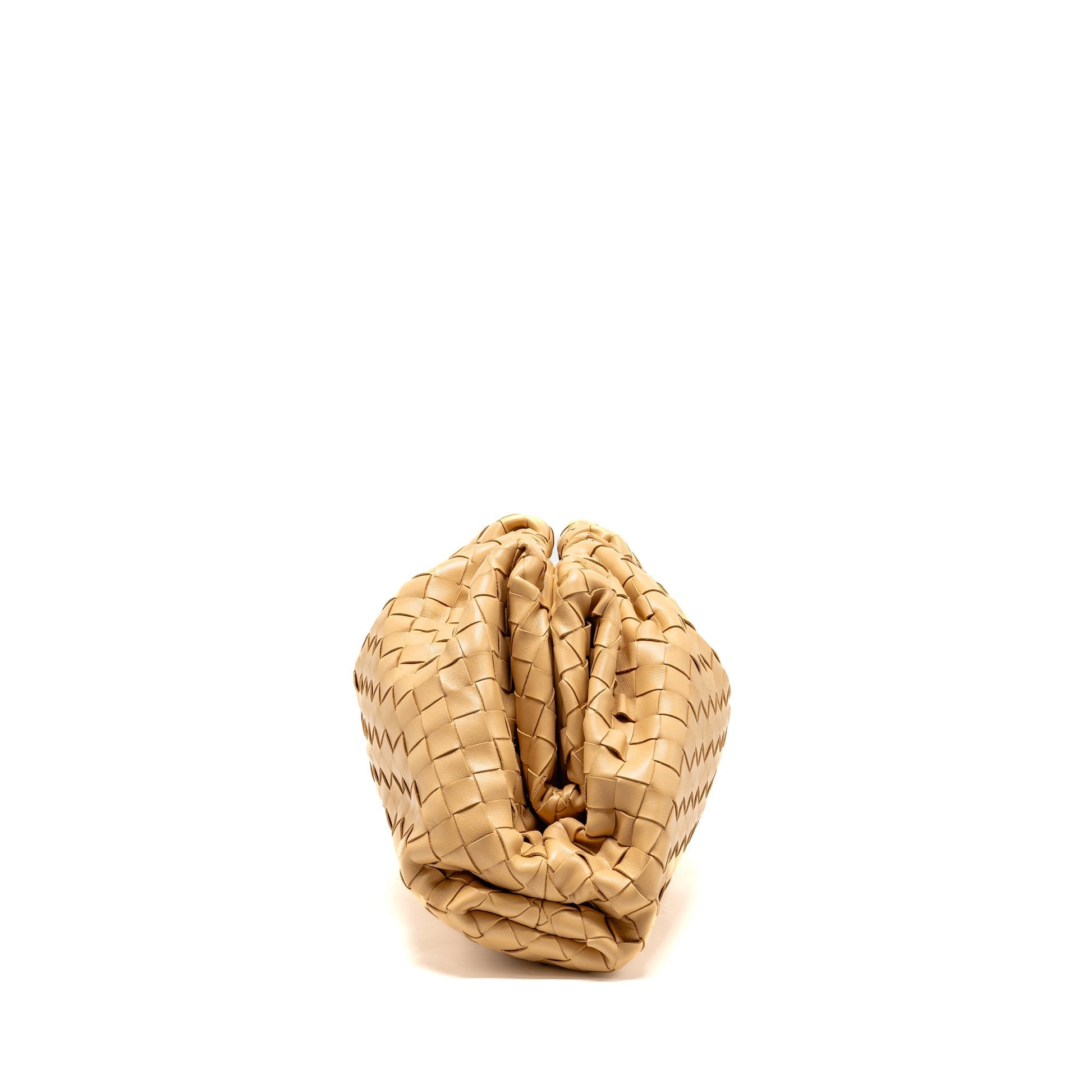 Bottega Veneta Pouch Intrecciato Leather Beige