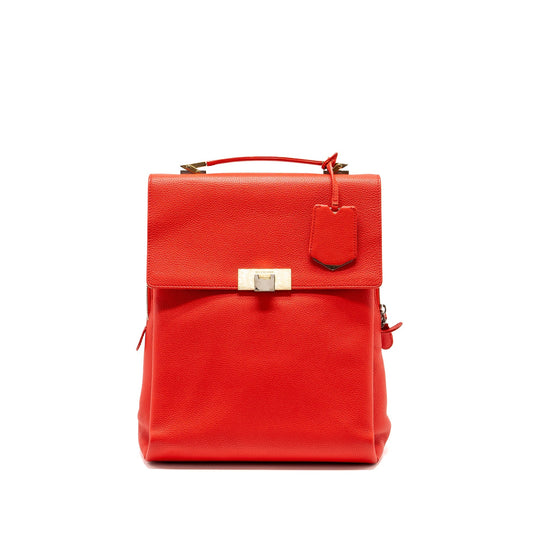 Balenciaga backpack calfskin red