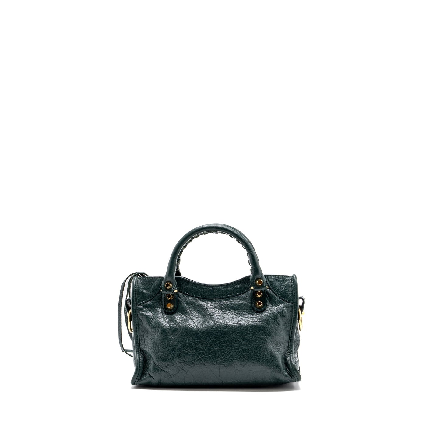 Balenciaga Mini City Purse Dark Green