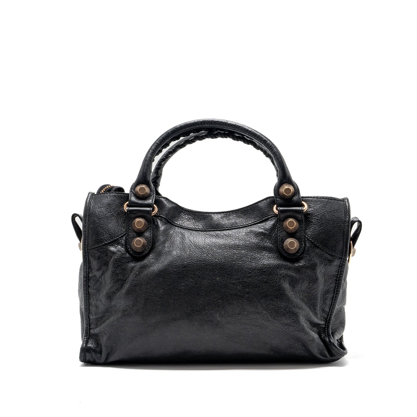 Balenciaga giant city Purse leather black