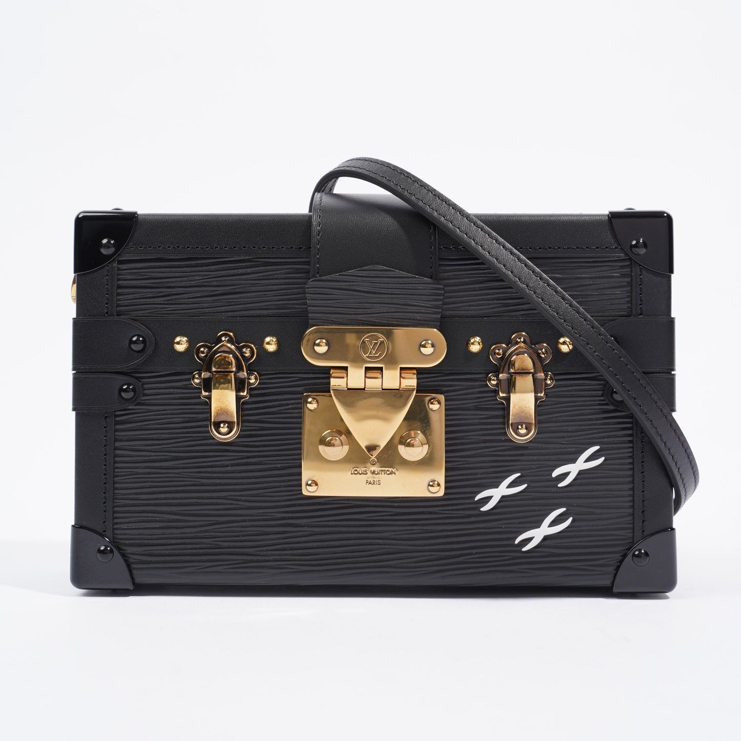 Louis Vuitton Malle Bag Black Epi Leather Petite