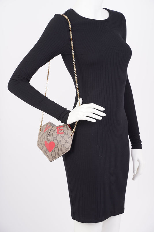 Gucci Lou Monogram Chain Mini Crossbody