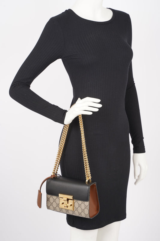 Gucci Lou Monogram Leather Mini Crossbody