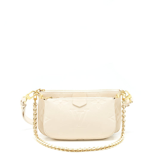 Louis Vuitton Multi Pochette White