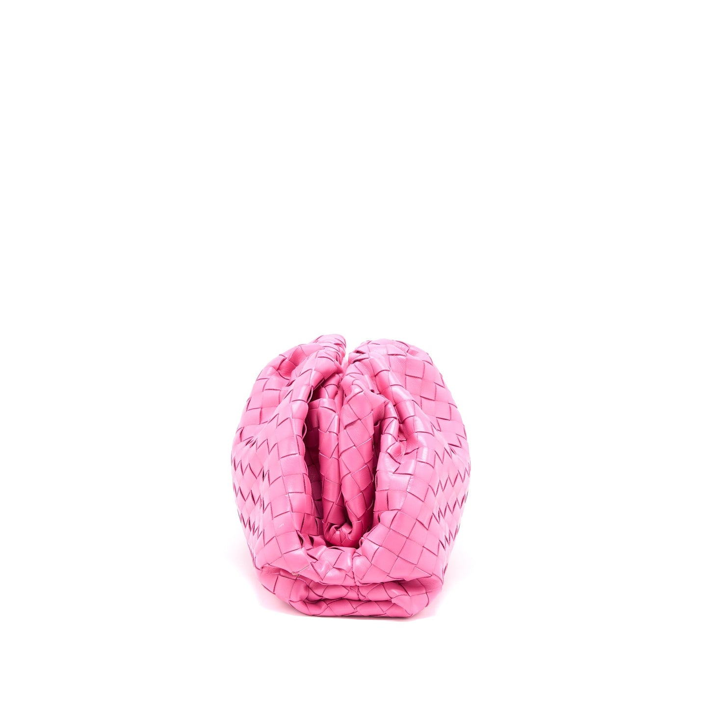 Bottega Veneta Clutch Interccato Pink