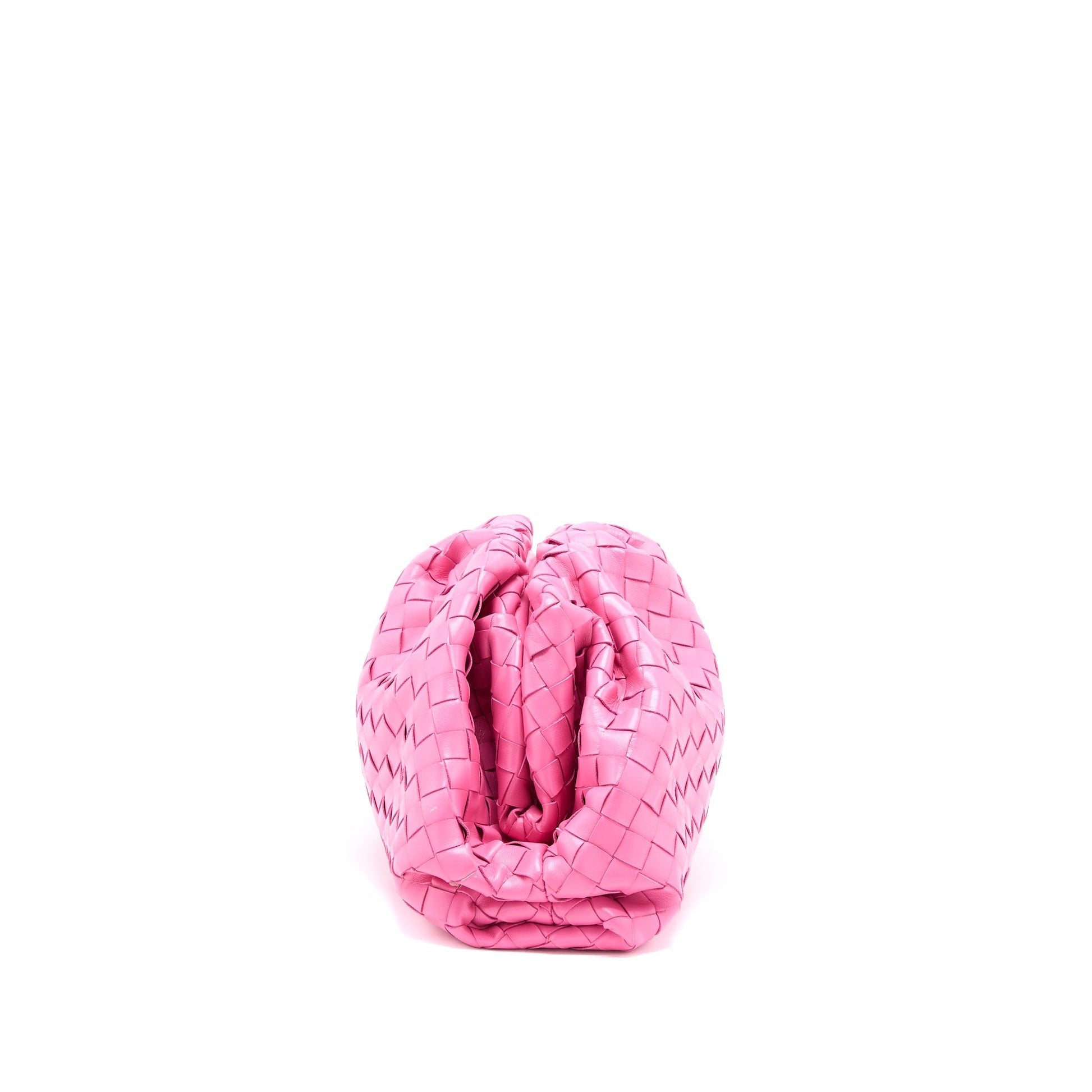 Bottega Veneta Clutch Interccato Pink