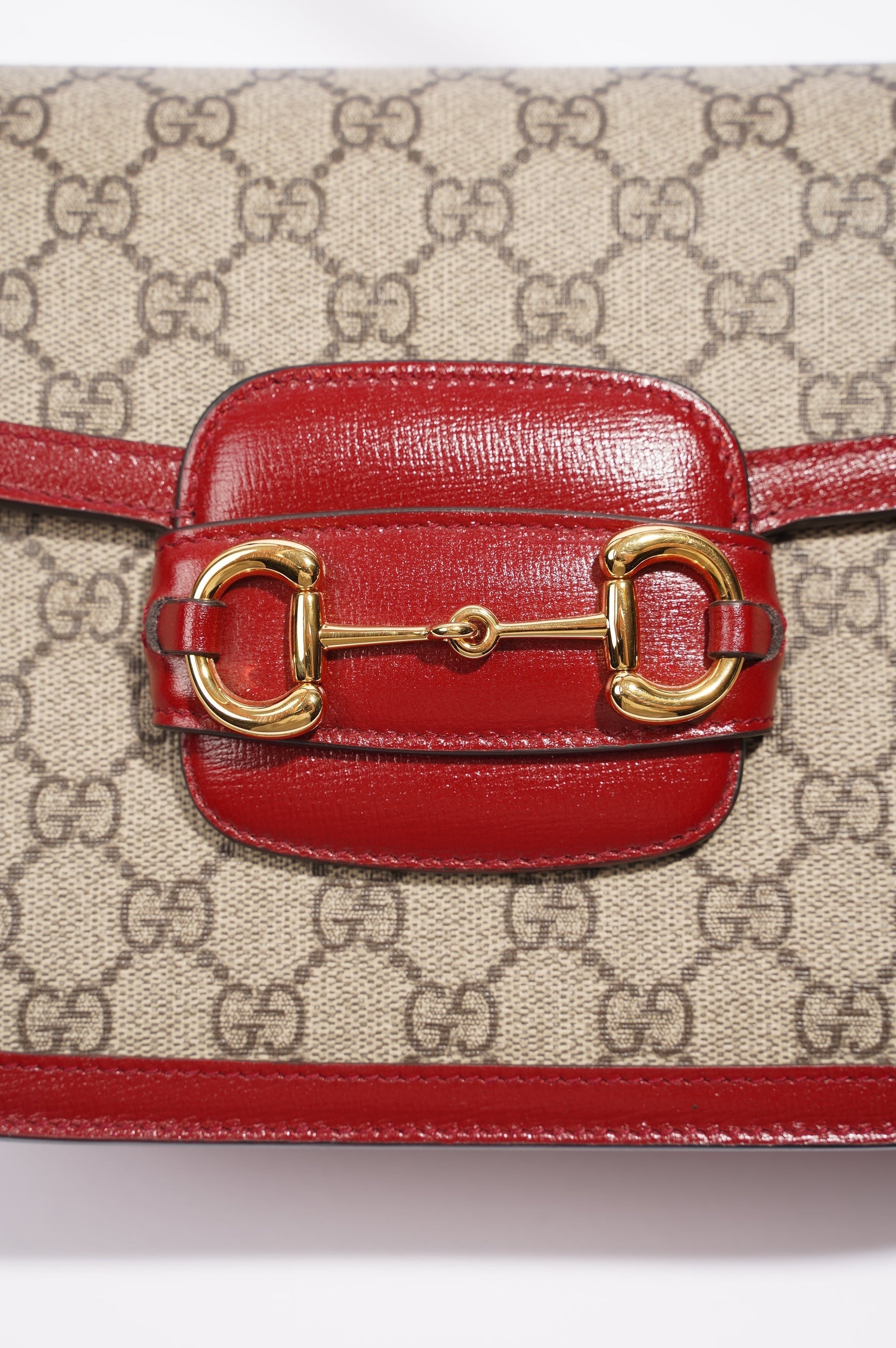 Gucci Lou Monogram Leather Canvas Crossbody