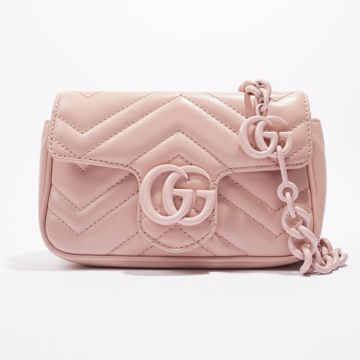Gucci Lou Monogram Chain Leather Crossbody