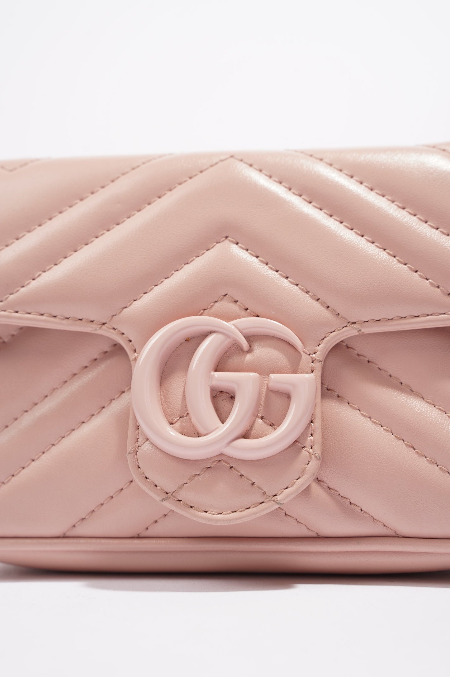 Gucci Lou Monogram Chain Leather Crossbody
