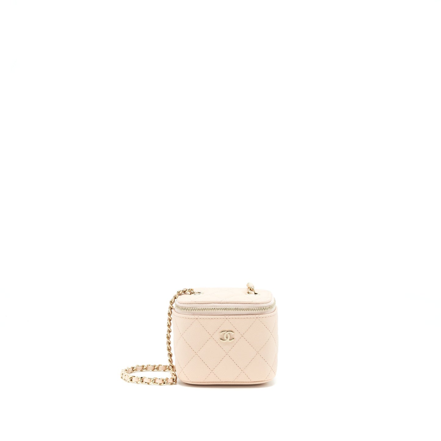 Chanel Mini Vanity Light Beige Caviar