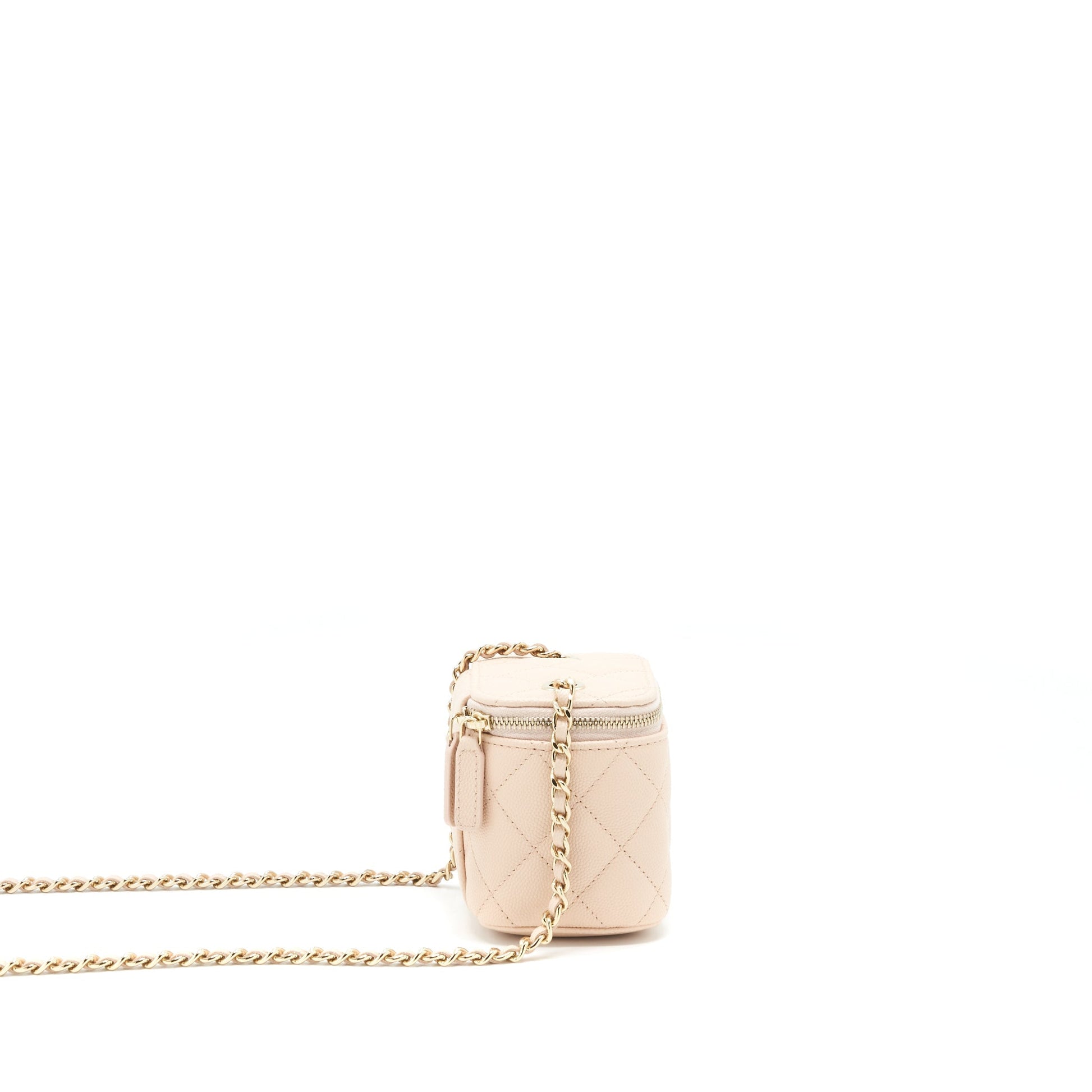 Chanel Mini Vanity Light Beige Caviar