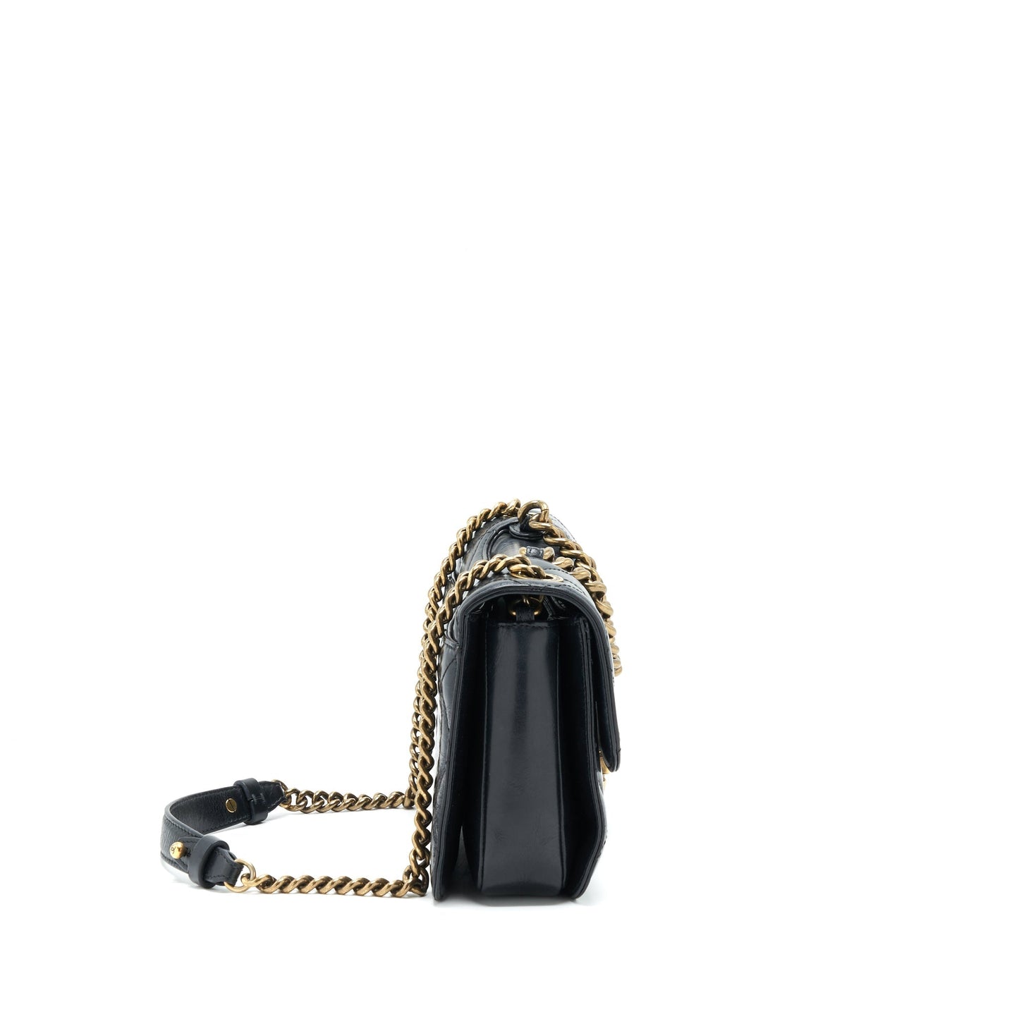 Chanel Perfect Edge Flap Bag With Calfskin Ruthenium