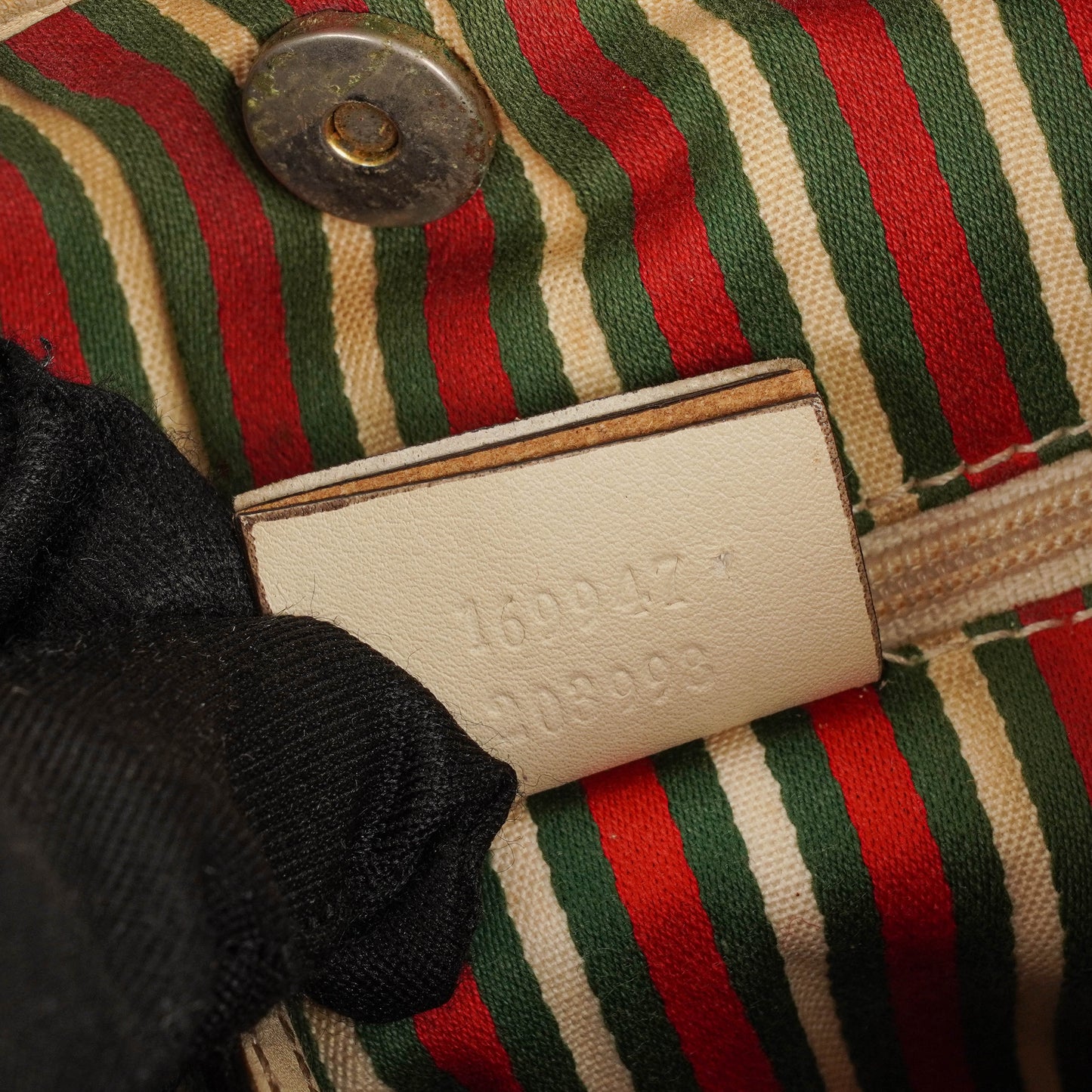 Gucci New Britt Off White Monogram Hobo Bag