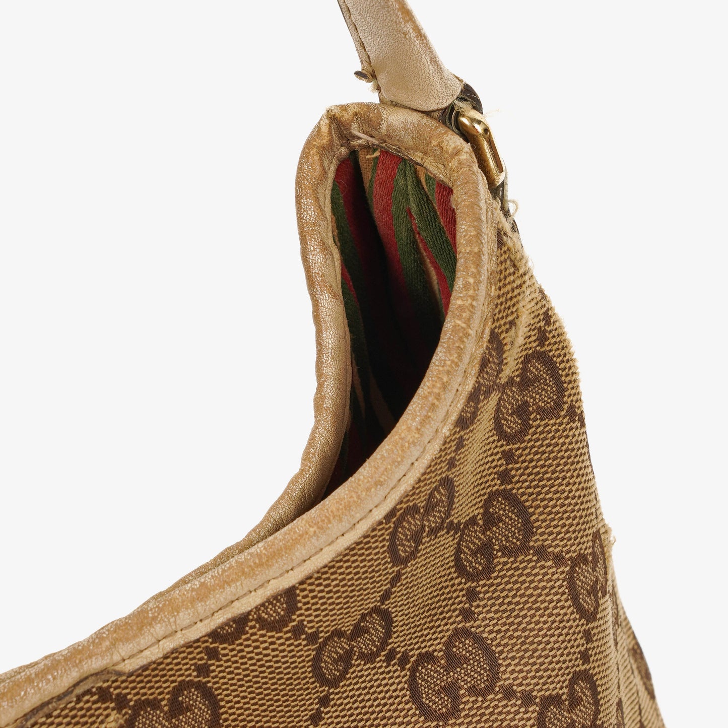 Gucci New Britt Off White Monogram Hobo Bag