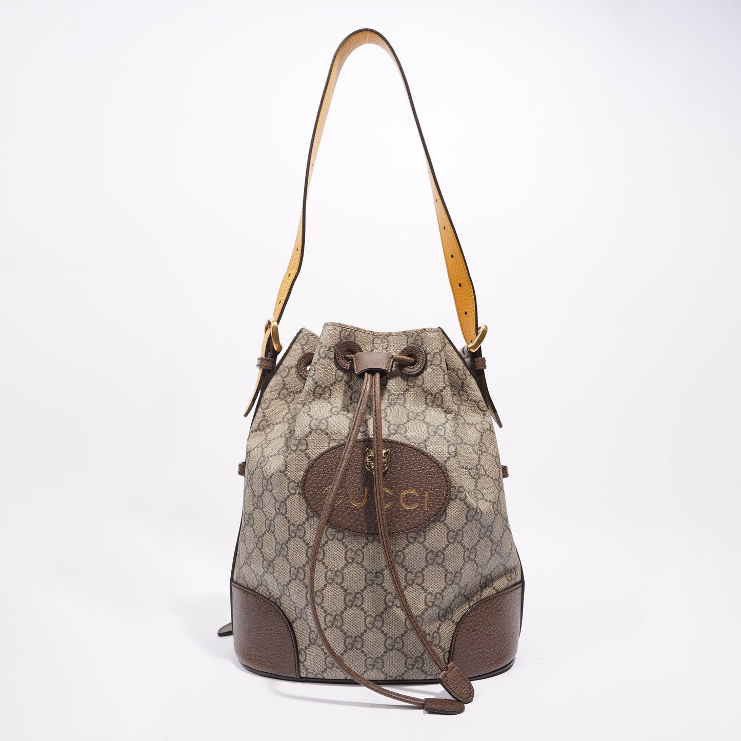Gucci Lou Monogram Leather Canvas Crossbody