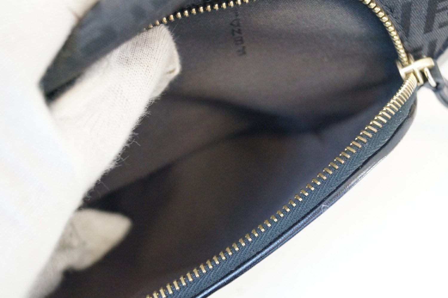 Fendi Pecan Canvas Leather Black/Brown Shoulder Bag