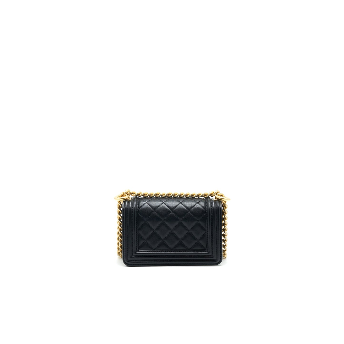Chanel Boy Extra Mini Lambskin in Black