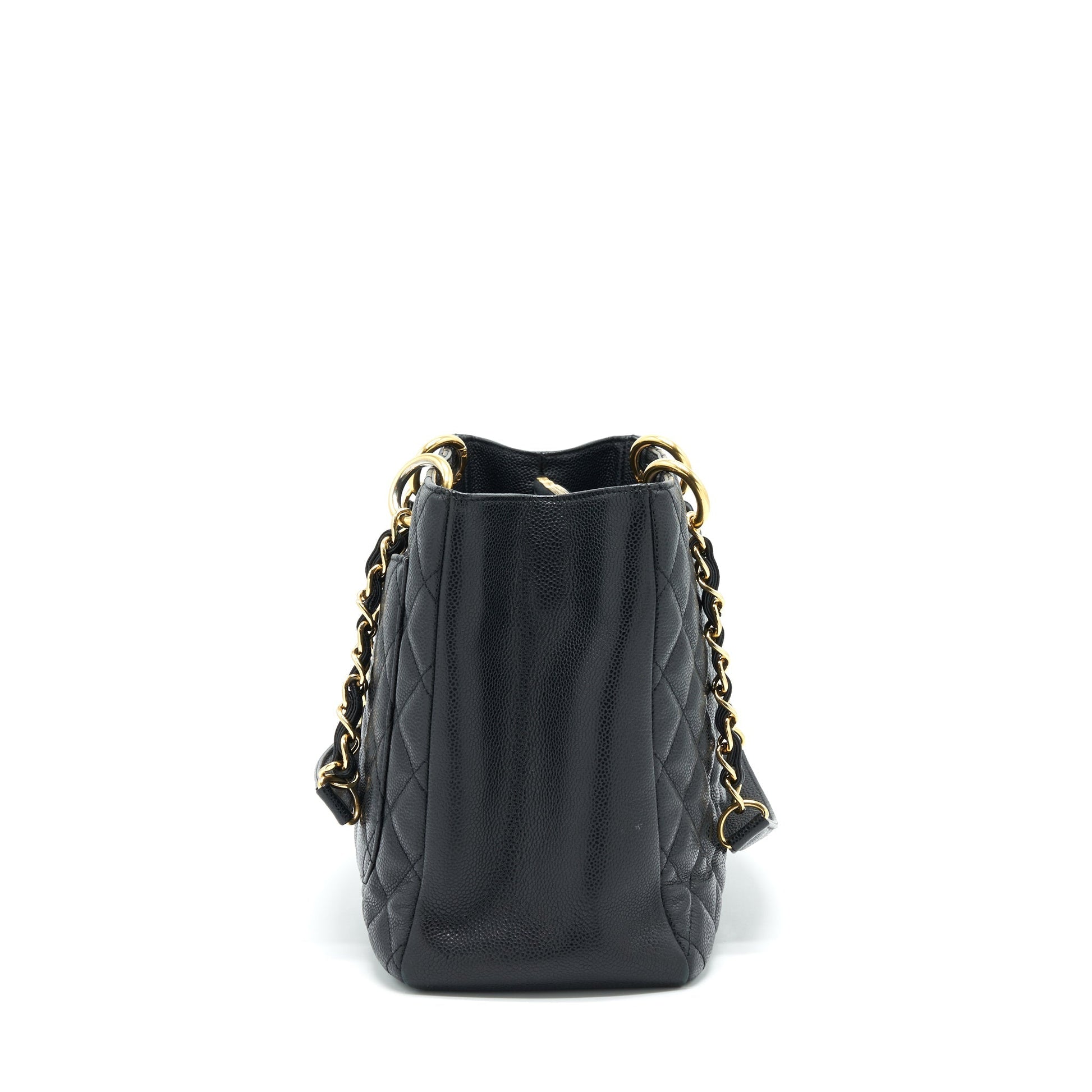 Chanel Grand Shopping Tote Caviar Black serial 17