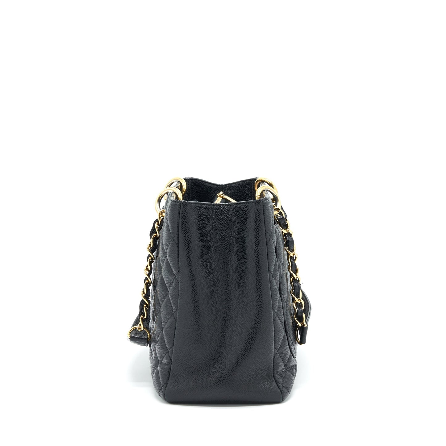 Chanel Grand Shopping Tote Caviar Black serial 17