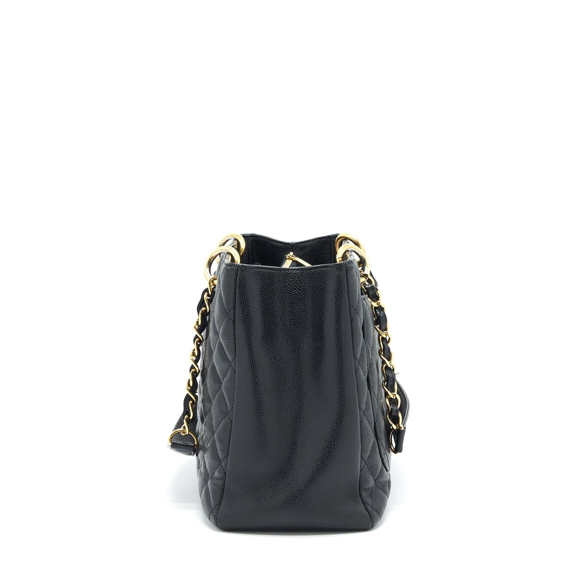 Chanel Grand Shopping Tote Caviar Black serial 17