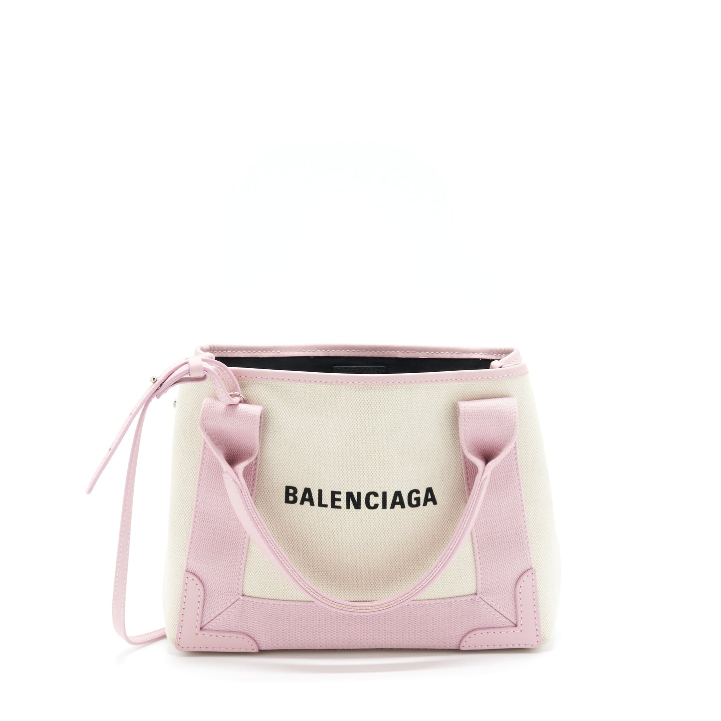 Balenciaga Canvas Cabas Purse Pink