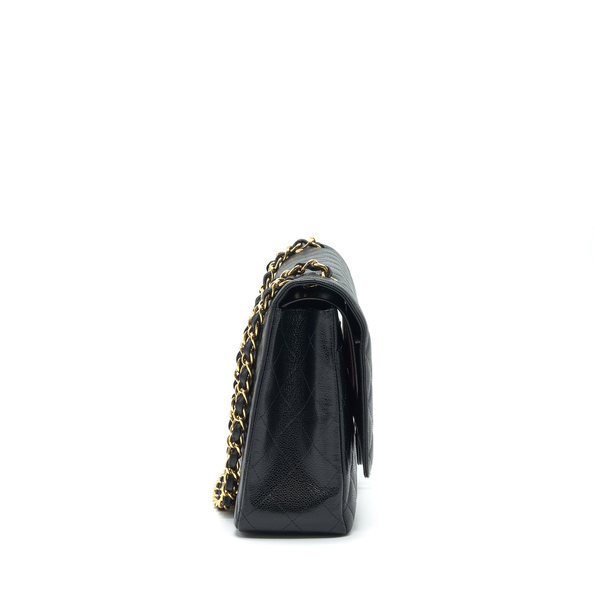 Chanel Maxi Classic Double Flap Caviar black serial 20