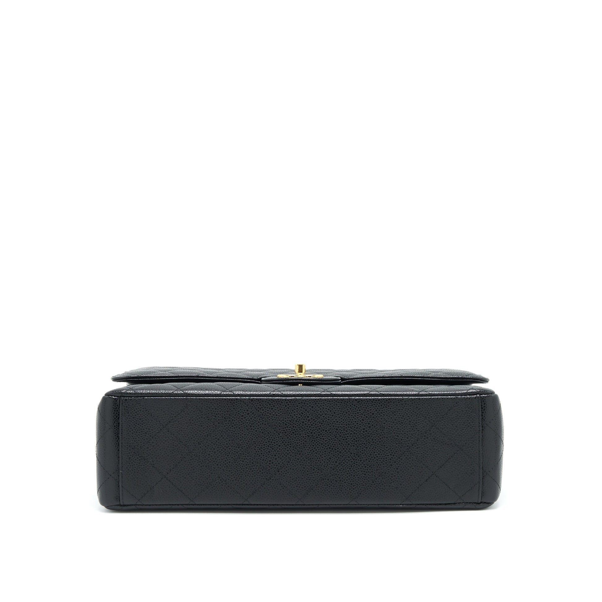 Chanel Maxi Classic Double Flap Caviar black serial 20