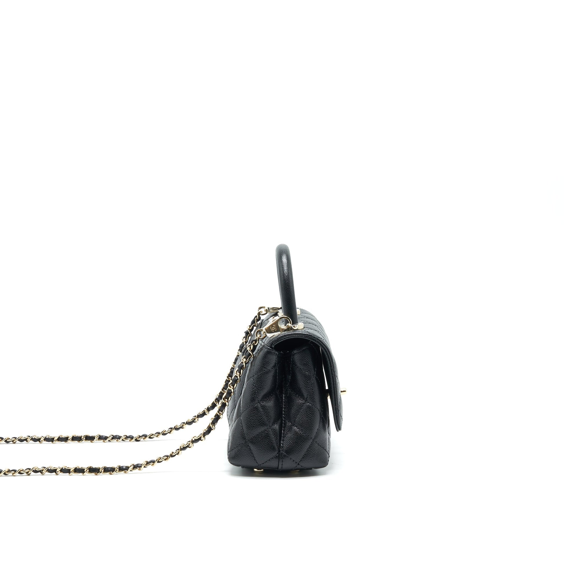 CHANEL EXTRA MINI COCO HANDLE BLACK L