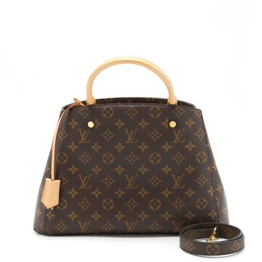 Louis Vuitton Montaigne MM Monogram Canvas Year 2016