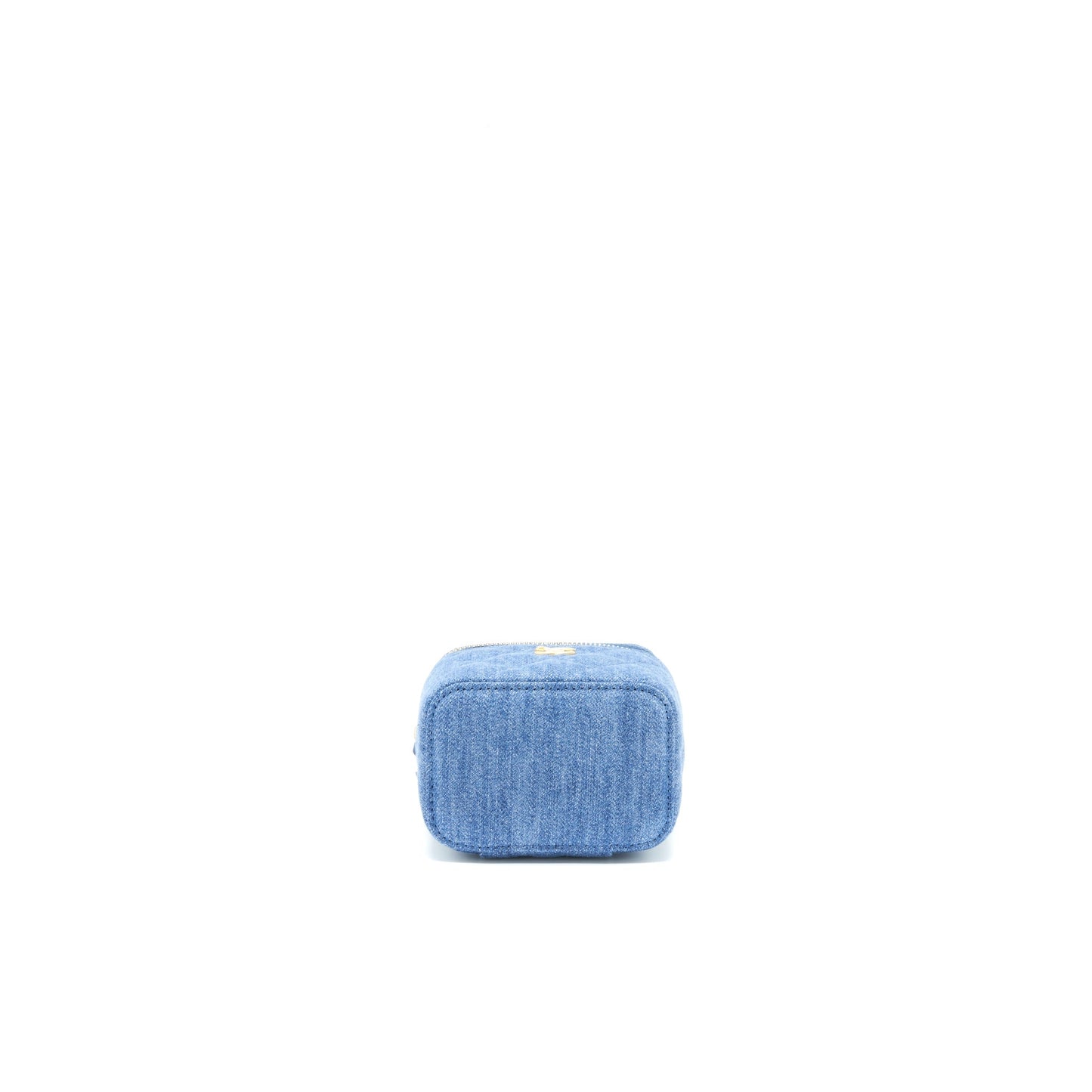 Chanel 22C Pearl Crush mini Vanity with Chain Denim