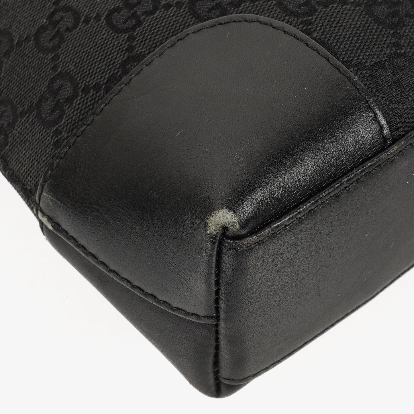 Gucci GG Canvas And Leather Shoulder Hobo Bag