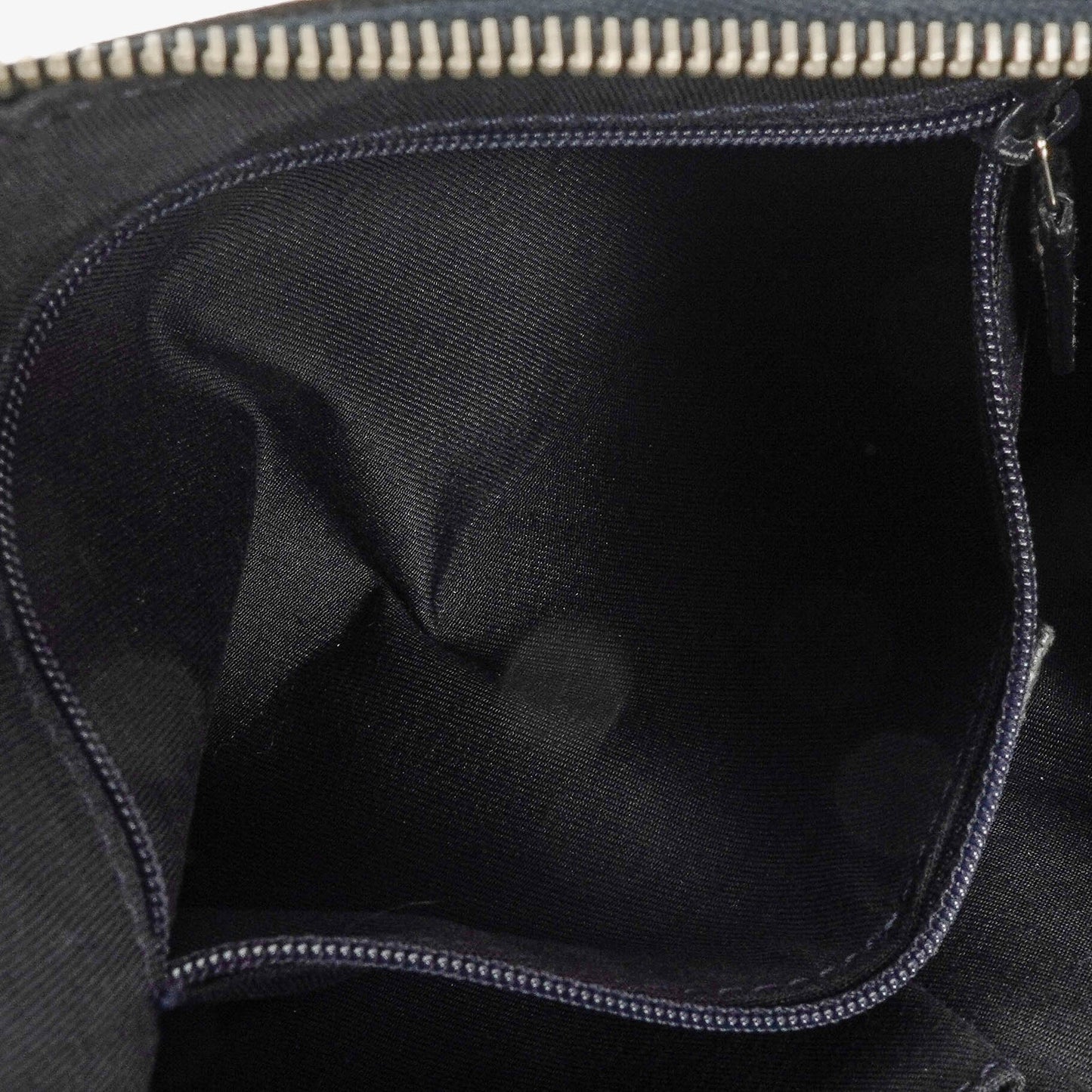 Gucci Charmy Navy GG Canvas Hobo Bag