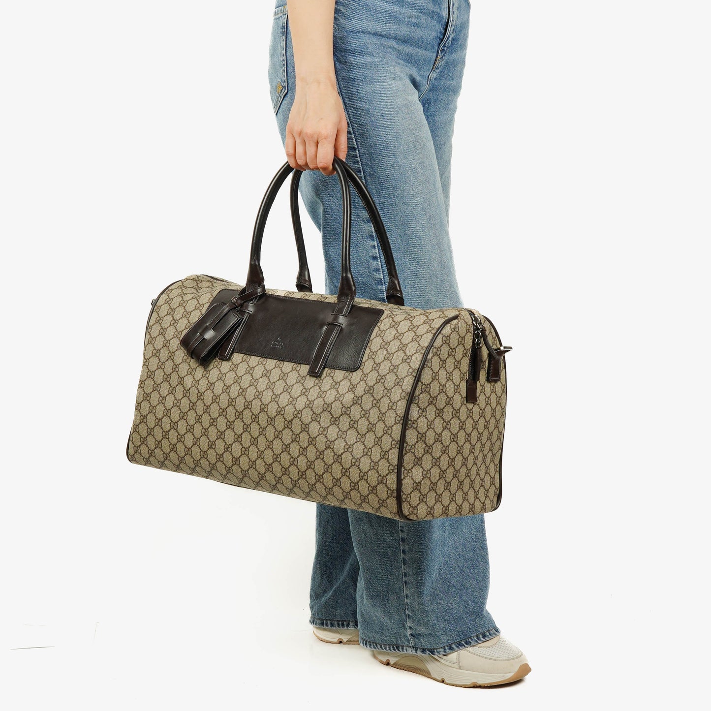 Gucci GG Supreme Canvas Travel Bag