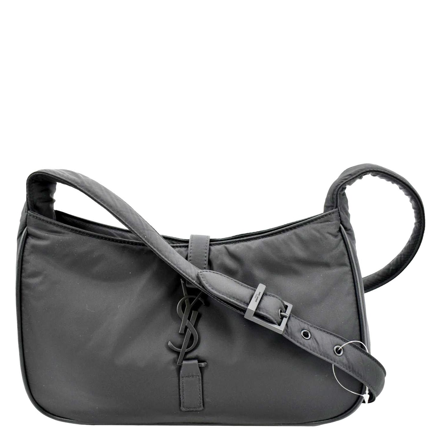 SAINT LAURENT Le 5 A 7 Re-Nylon Crossbody Bag Black