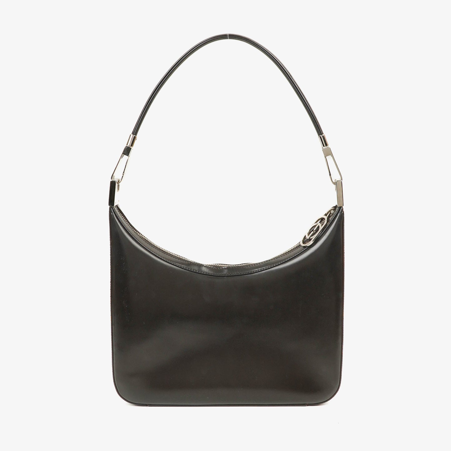 Gucci Brown Leather Shoulder Hobo Bag