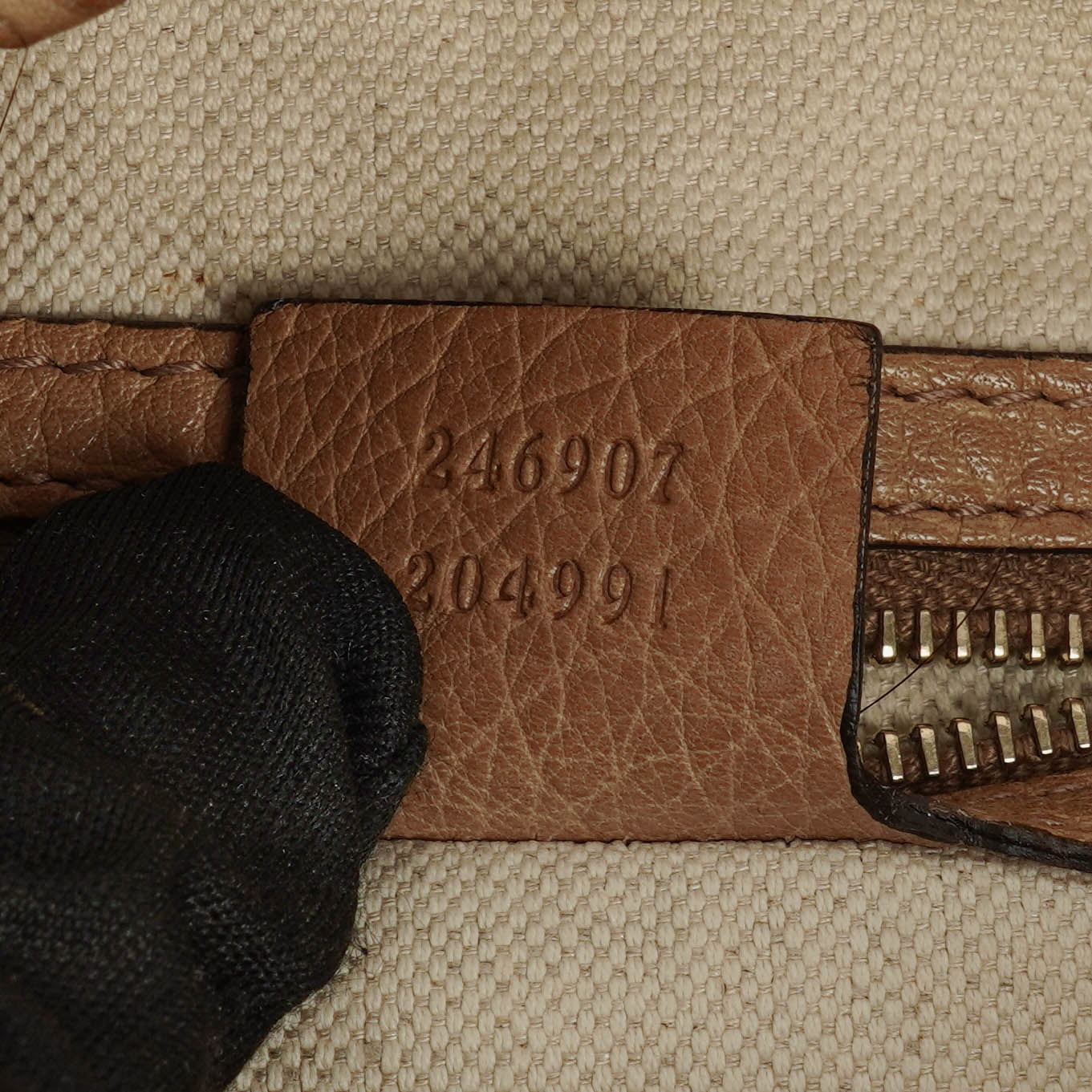 Gucci Beige GG Canvas New Jackie Hobo Bag