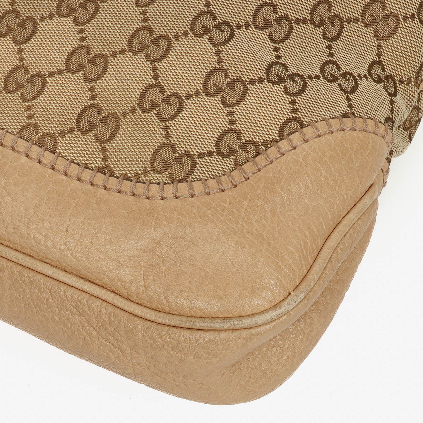 Gucci Beige GG Canvas New Jackie Hobo Bag